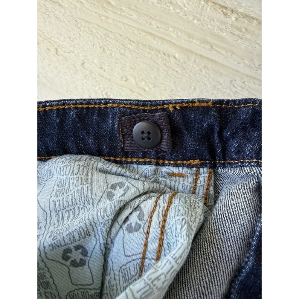 Cat & Jack Kids Dark Wash Bootcut Denim Jeans Adjustable Waist Size 16‎
